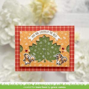 Lawn Fawn - Ta-Da! Diorama! MAPLE LEAF Window Add-On - Die