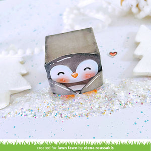 Lawn Fawn - TINY GIFT OWL and PENGUIN Add-On Die set