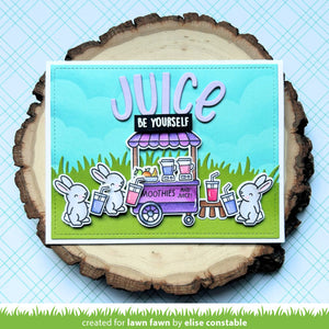 Lawn Fawn - Treat Cart Add-On: SMOOTHIES 'n JUICE - Stamps set