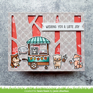 Lawn Fawn - Treat Cart Add-On: COFFEE - Stamps set