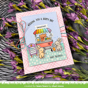 Lawn Fawn - Treat Cart Add-On: SMOOTHIES 'n JUICE - Stamps set