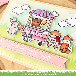 Lawn Fawn - STITCHED SENTIMENT BANNERS - Dies set