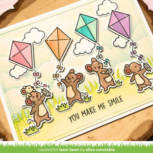 Lawn Fawn - WHOOSH, KITES! Coloring Stencils - Lawn Clippings - Stencil Set