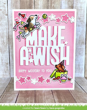 Lawn Fawn - PAWSOME BIRTHDAY - Stamps set