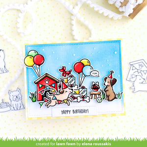 Lawn Fawn - YAPPY BIRTHDAY - Stamps set
