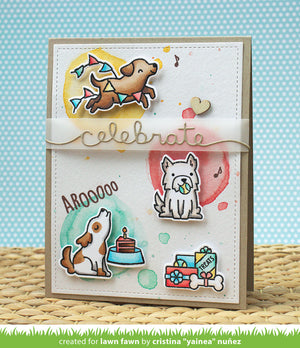 Lawn Fawn - YAPPY BIRTHDAY - Stamps set