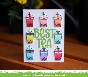 Lawn Fawn - YEAR FIFTEEN (Boba Tea) - Stamps Set