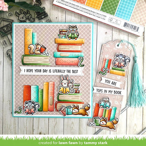 Lawn Fawn - LITTLE WOODLAND LIBRARY - Stamps set