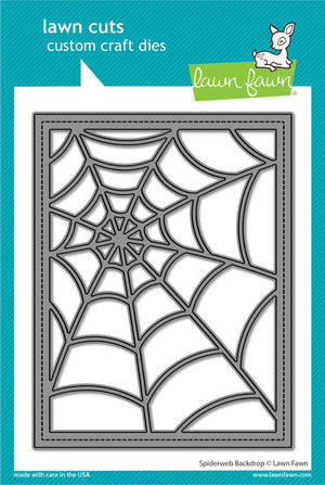 Lawn Fawn - SPIDER WEB Backdrop - Die