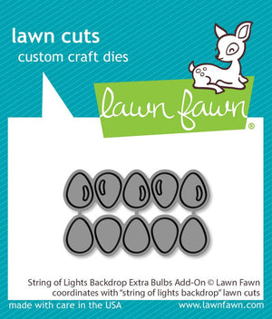 Lawn Fawn - STRING OF LIGHTS Backdrop EXTRA BULBS Add-On - Dies