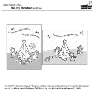 Lawn Fawn - CHEESY CHRISTMAS - Stamps set