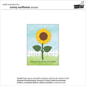 Lawn Fawn - SUNNY SUNFLOWER - Dies set