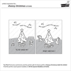 Lawn Fawn - CHEESY CHRISTMAS - Stamps set