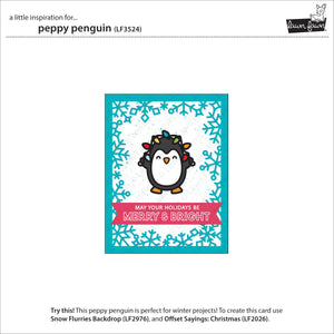 Lawn Fawn - PEPPY PENGUIN - Dies set