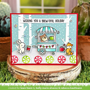 Lawn Fawn - Treat Cart Add-On: COFFEE - Stamps set