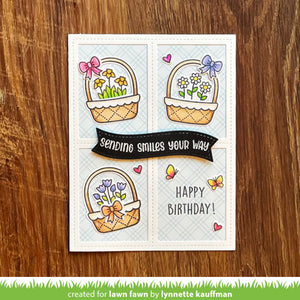 Lawn Fawn - SPRING BASKET - Stamps Set