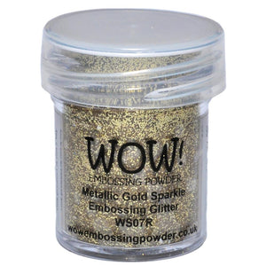 WOW! - METALLIC GOLD SPARKLE Embossing Powder - Hallmark Scrapbook
