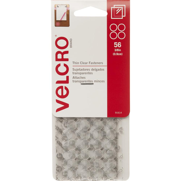 VELCRO - Brand Thin Fastners Dots - 3/8" 56/Pkg