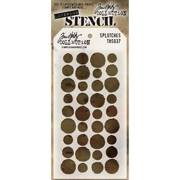 Tim Holtz - Layering Stencil - SPLOTCHES