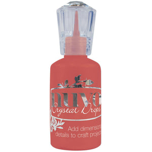 Nuvo Crystal Drops - Gloss RED BERRY - By Tonic Studio - Hallmark Scrapbook
