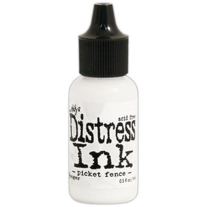 Tim Holtz Ranger Distress Pigment Refill - PICKET FENCE white ink - Hallmark Scrapbook