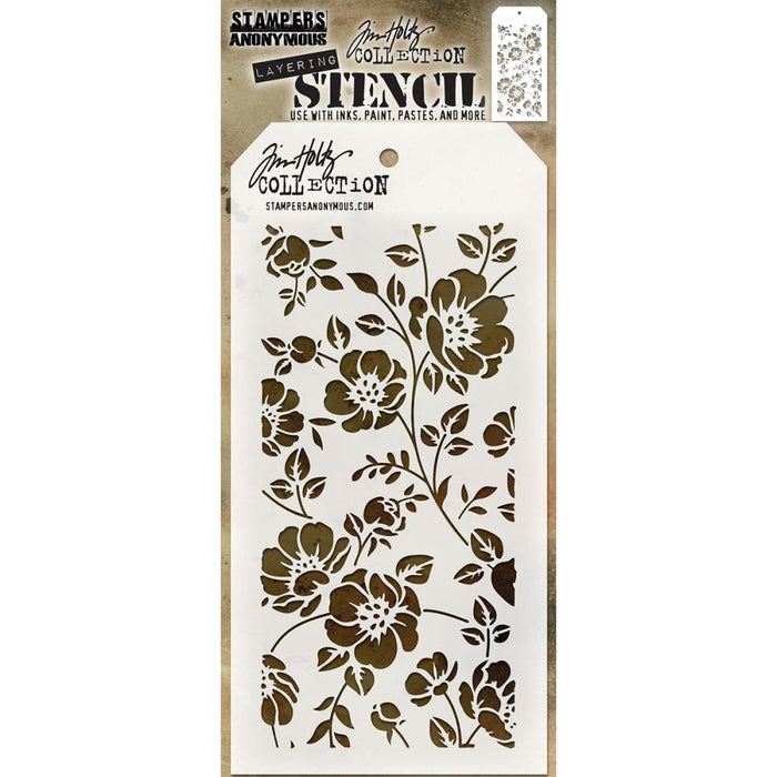 Tim Holtz - Layering Stencil - FLORAL