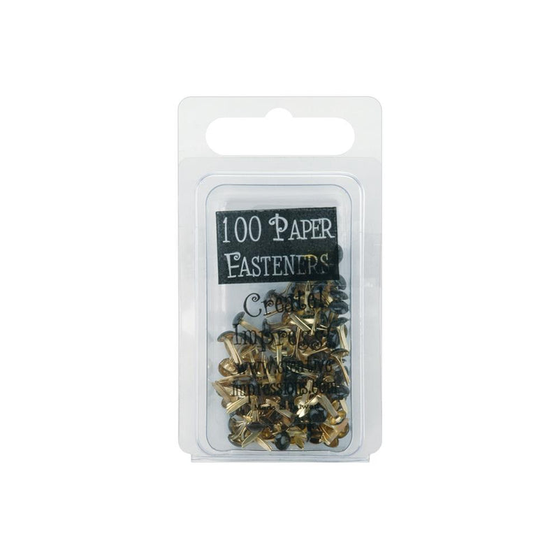 Creative Impressions - Mini Metal Paper Fasteners 3mm 100/Pkg - BLACK –  Hallmark Scrapbook