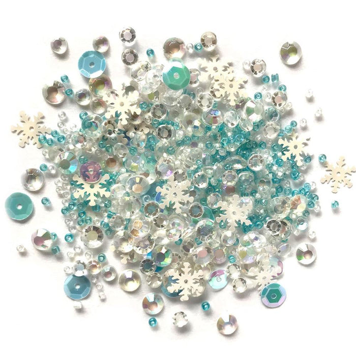 Buttons Galore and More - Sparkletz - SNOW CRYSTALS