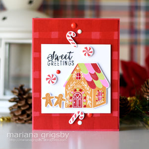 Hero Arts - COLOR LAYERING GINGERBREAD - Clear Stamps Set
