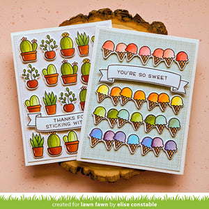 Lawn Fawn - Simply SUMMER SENTIMENTS - Stamps Set