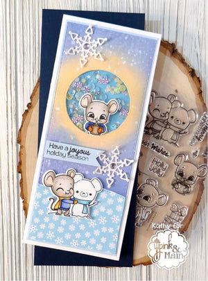 Pink & Main -  CHRISTMOUSE  - Clear Stamp Set