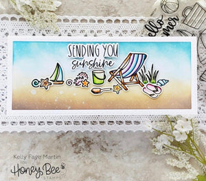 Honey Bee - HELLO SUMMER - Clear Stamps set - 25% OFF!