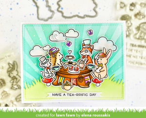 Lawn Fawn - TEA-RRIFIC DAY Add-On - Dies set