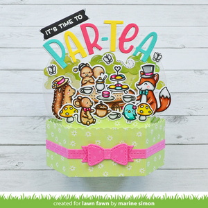 Lawn Fawn - TEA-RRIFIC DAY Add-On - Dies set