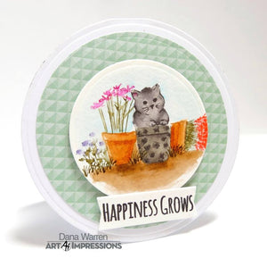 Art Impressions - Watercolor Cling Rubber Stamp Set - CATS
