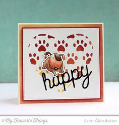 My Favorite Things - YOU MAKE MY TAIL WAG - Clear Stamp - Hallmark Scrapbook - 6