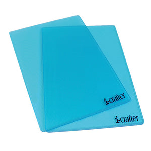 i-Crafter Translucent Cutting Decks – AQUA/BLUE 2 pack - Cutting Pads