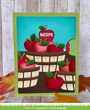 Lawn Fawn - BUILD A BARREL: APPLE - Dies Set