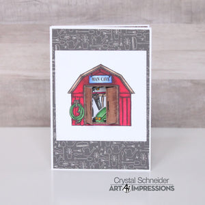 Art Impressions - TOOL SHED - Stamp and Die Set