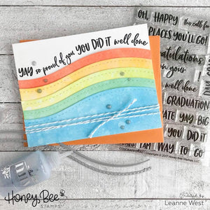 Honey Bee Stamps - CONGRATS GRAD - Clear Stamps