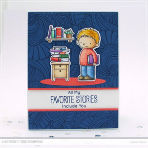 My Favorite Things - OUR STORY - Clear Stamps by Birdie Brown - Hallmark Scrapbook - 8