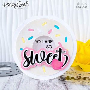 Honey Bee Stamps - SWEET - Clear Stamps