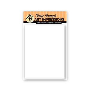 Art Impressions - Twist Ties Card & Envelope 8 Pack - 25% OFF!
