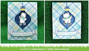 Lawn Fawn - BEARY HAPPY HOLIDAYS - Clear Stamps Set *
