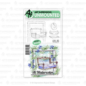 Art Impressions - Cling Rubber Watercolor Set - SWING