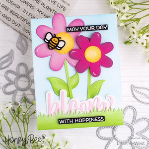 Honey Bee Stamps - Honey Bees PAPER PIECING  - Die Set