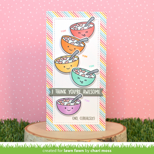 Lawn Fawn - CEREALSLY AWESOME - Stamps Set