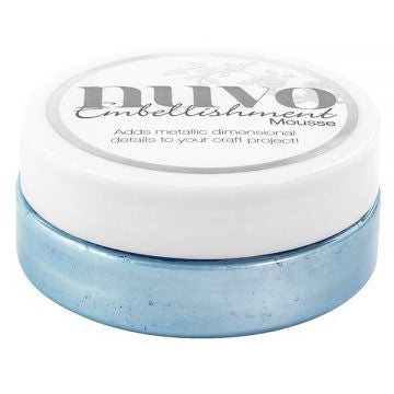 Nuvo Embellishment MOUSSE - CORNFLOWER BLUE - By Tonic Studio
