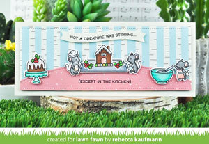 Lawn Fawn - A CREATURE WAS STIRRING - Stamps Set