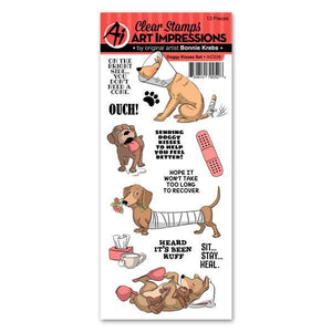 Art Impressions - DOGGY KISSES - Stamp Set